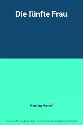 Couverture du produit · Die fünfte Frau
