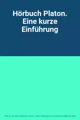 Couverture du produit · Hörbuch Platon. Eine kurze Einführung