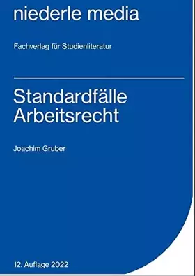 Couverture du produit · Standardfälle Arbeitsrecht - 2022