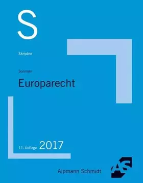 Couverture du produit · Skript Europarecht: 2017