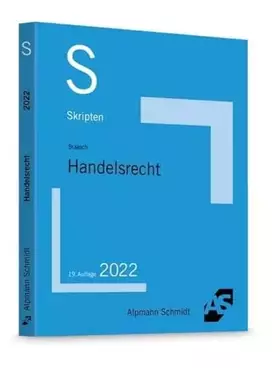 Couverture du produit · Skript Handelsrecht (Skripten Besondere Rechtsgebiete)