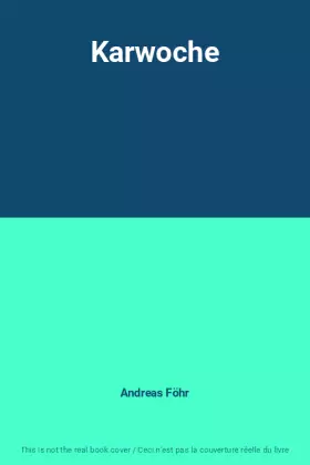 Couverture du produit · Karwoche