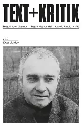 Couverture du produit · Kuno Raeber (TEXT+KRITIK)