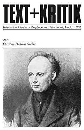 Couverture du produit · Christian Dietrich Grabbe (TEXT+KRITIK)
