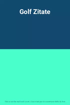 Couverture du produit · Golf Zitate