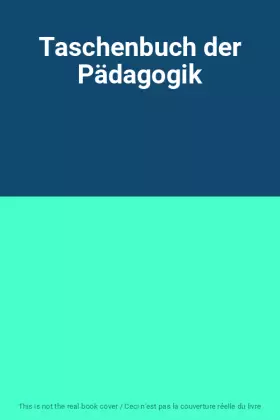 Couverture du produit · Taschenbuch der Pädagogik