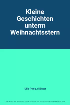 Couverture du produit · Kleine Geschichten unterm Weihnachtsstern