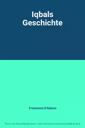 Couverture du produit · Iqbals Geschichte