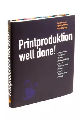 Couverture du produit · Printproduktion Well done!