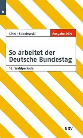 Couverture du produit · So arbeitet der Deutsche Bundestag