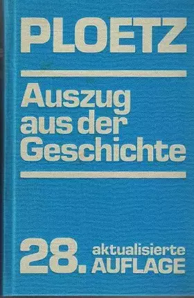 Couverture du produit · Auszug aus der Geschichte (German Edition)