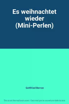 Couverture du produit · Es weihnachtet wieder (Mini-Perlen)