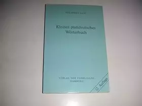 Couverture du produit · Kleines Plattdeutsches Wörterbuch
