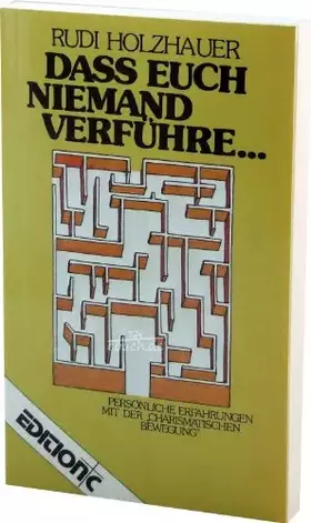 Couverture du produit · Dass euch niemand verführe...