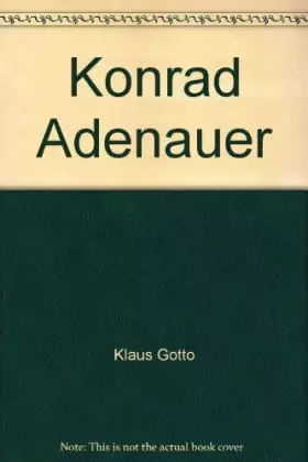 Couverture du produit · Konrad Adenauer