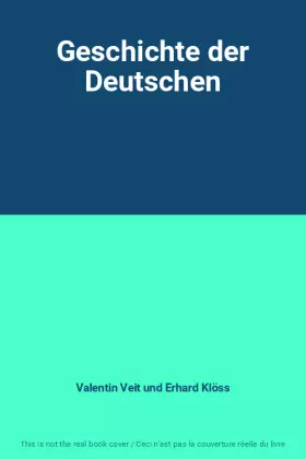 Couverture du produit · Geschichte der Deutschen