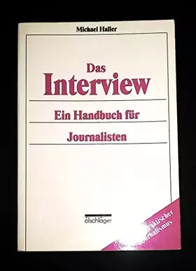 Couverture du produit · Das Interview. Ein Handbuch für Journalisten