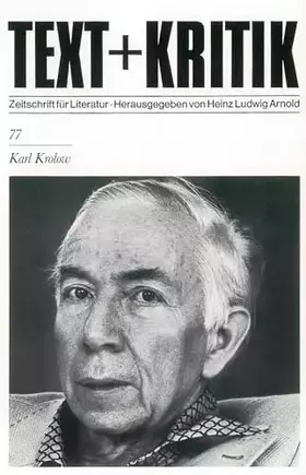 Couverture du produit · Karl Krolow