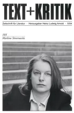 Couverture du produit · Marlene Streeruwitz (TEXT+KRITIK 164)
