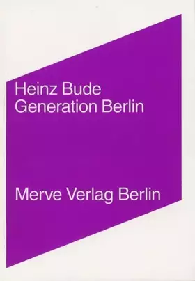 Couverture du produit · Generation Berlin.