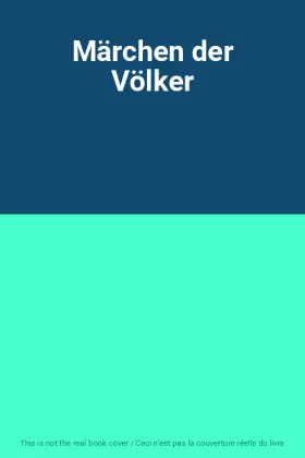 Couverture du produit · Märchen der Völker