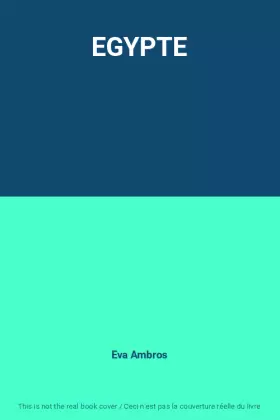 Couverture du produit · EGYPTE