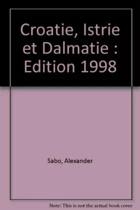 Couverture du produit · Guide Croatie