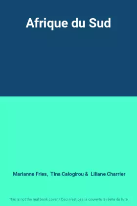 Couverture du produit · Afrique du Sud