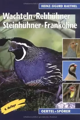 Couverture du produit · Wachteln, Rebhühner, Frankoline