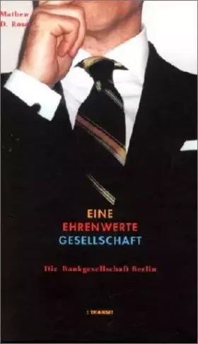 Couverture du produit · Eine ehrenwerte Gesellschaft.
