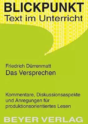 Couverture du produit · Das Versprechen