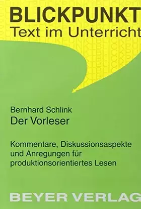 Couverture du produit · Der Vorleser