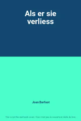Couverture du produit · Als er sie verliess