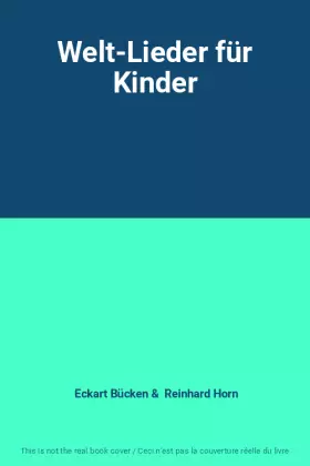 Couverture du produit · Welt-Lieder für Kinder