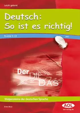 Couverture du produit · Deutsch - So ist es richtig