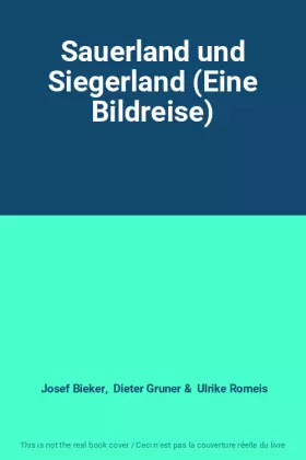 Couverture du produit · Sauerland und Siegerland (Eine Bildreise)