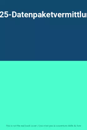 Couverture du produit · X.25-Datenpaketvermittlung