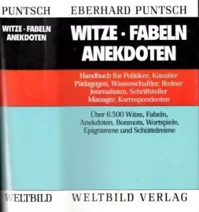 Couverture du produit · Witze. Fabeln. Anekdoten