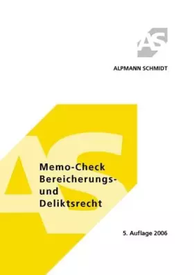 Couverture du produit · Bereicherungs- u. Deliktsrecht