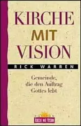 Couverture du produit · Kirche mit Vision : Gemeinde, die den Auftrag Gottes lebt.