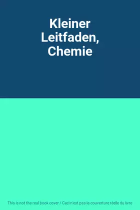Couverture du produit · Kleiner Leitfaden, Chemie