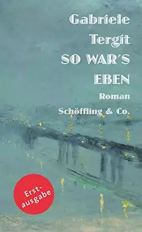 Couverture du produit · So war's eben: Roman