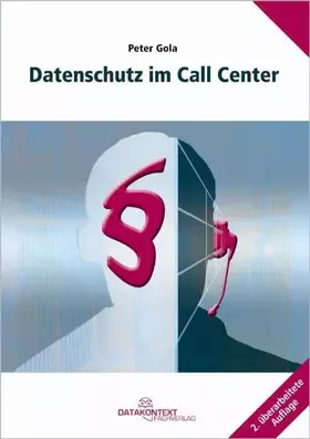 Couverture du produit · Datenschutz im Call Center