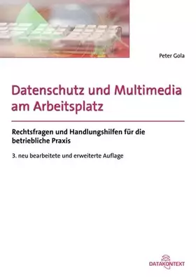 Couverture du produit · Datenschutz und Multimedia am Arbeitsplatz