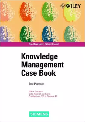 Couverture du produit · Knowledge Management Case Book: Siemens Best Practises