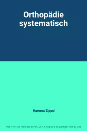 Couverture du produit · Orthopädie systematisch