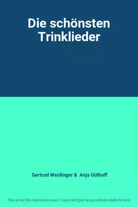 Couverture du produit · Die schönsten Trinklieder