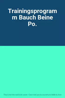 Couverture du produit · Trainingsprogramm Bauch Beine Po.