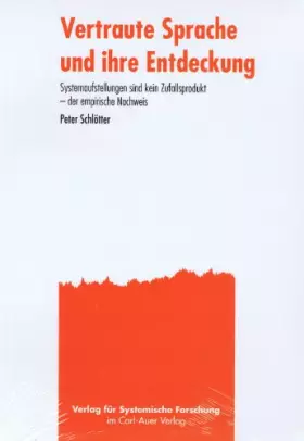 Couverture du produit · Vertraute Sprache und ihre Entdeckung