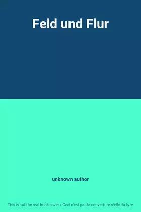 Couverture du produit · Feld und Flur